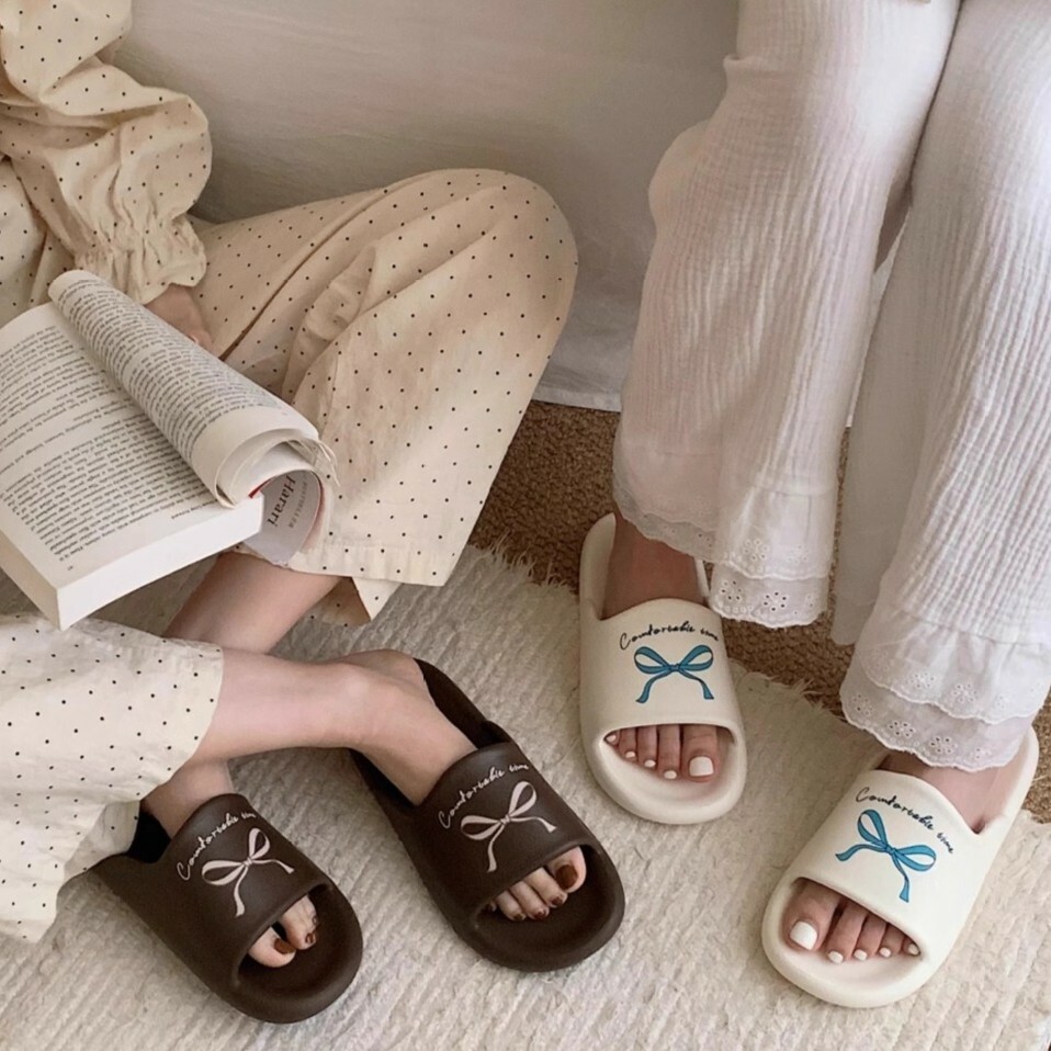 《5908》夏季韓系蝴蝶結室內拖