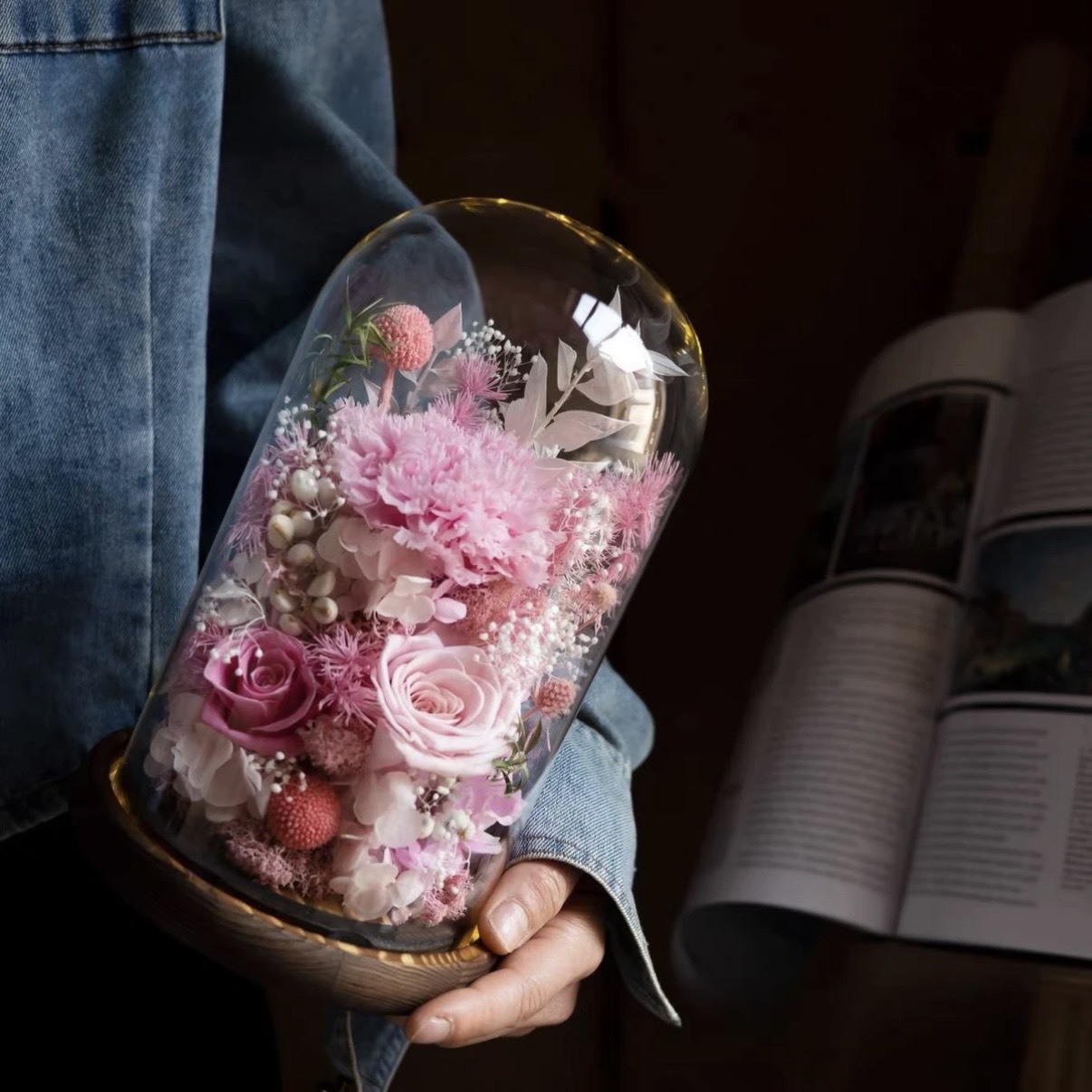 <即將到貨🔥>母親節 永生花 康乃馨 LED燈 禮盒