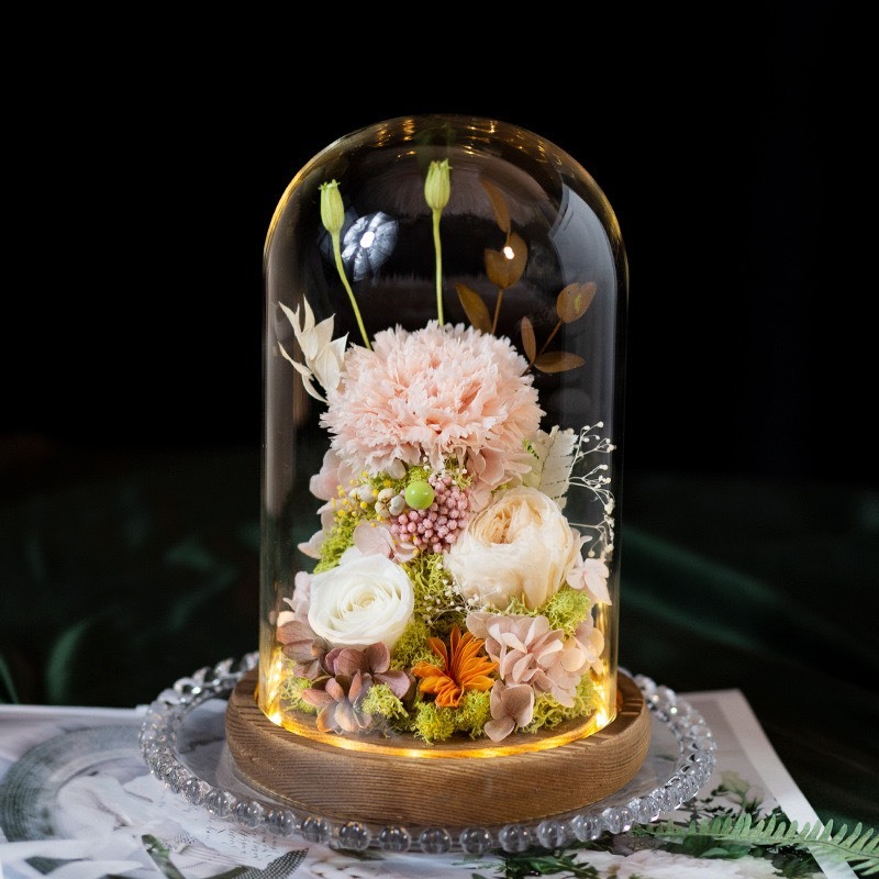 <即將到貨🔥>母親節 永生花 康乃馨 LED燈 禮盒