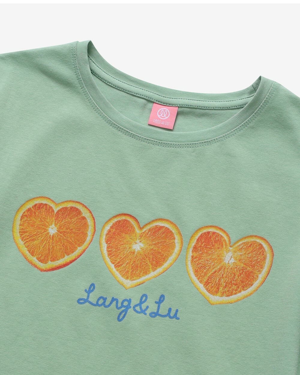 LANG&LU愛心柑橘短袖T-Shirts