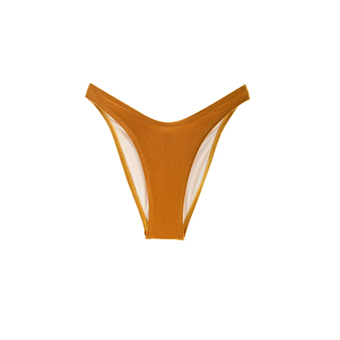 ▲Muiiswim Vou海鷗拋臀泳褲 絲光南瓜藤黃