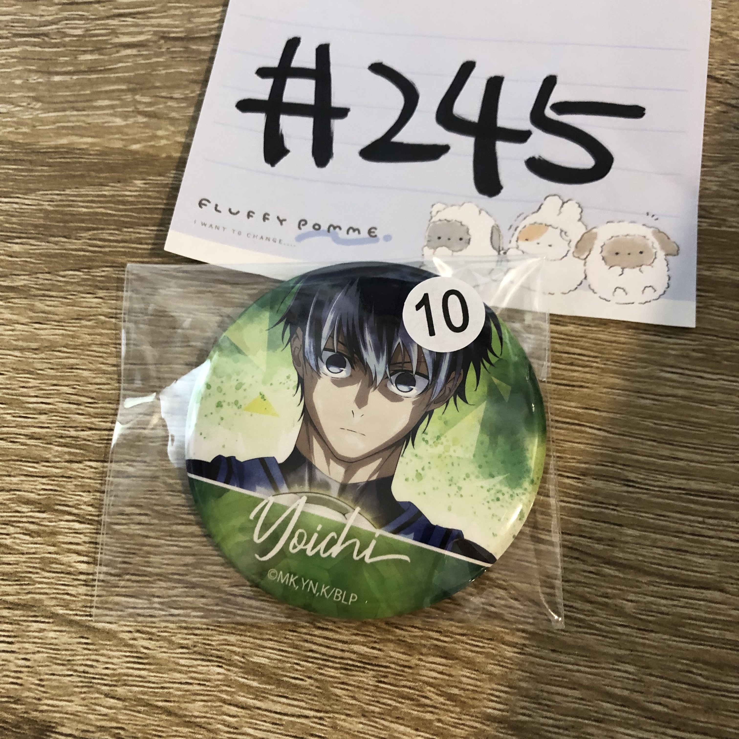 BlueLock 潔 襟章#245