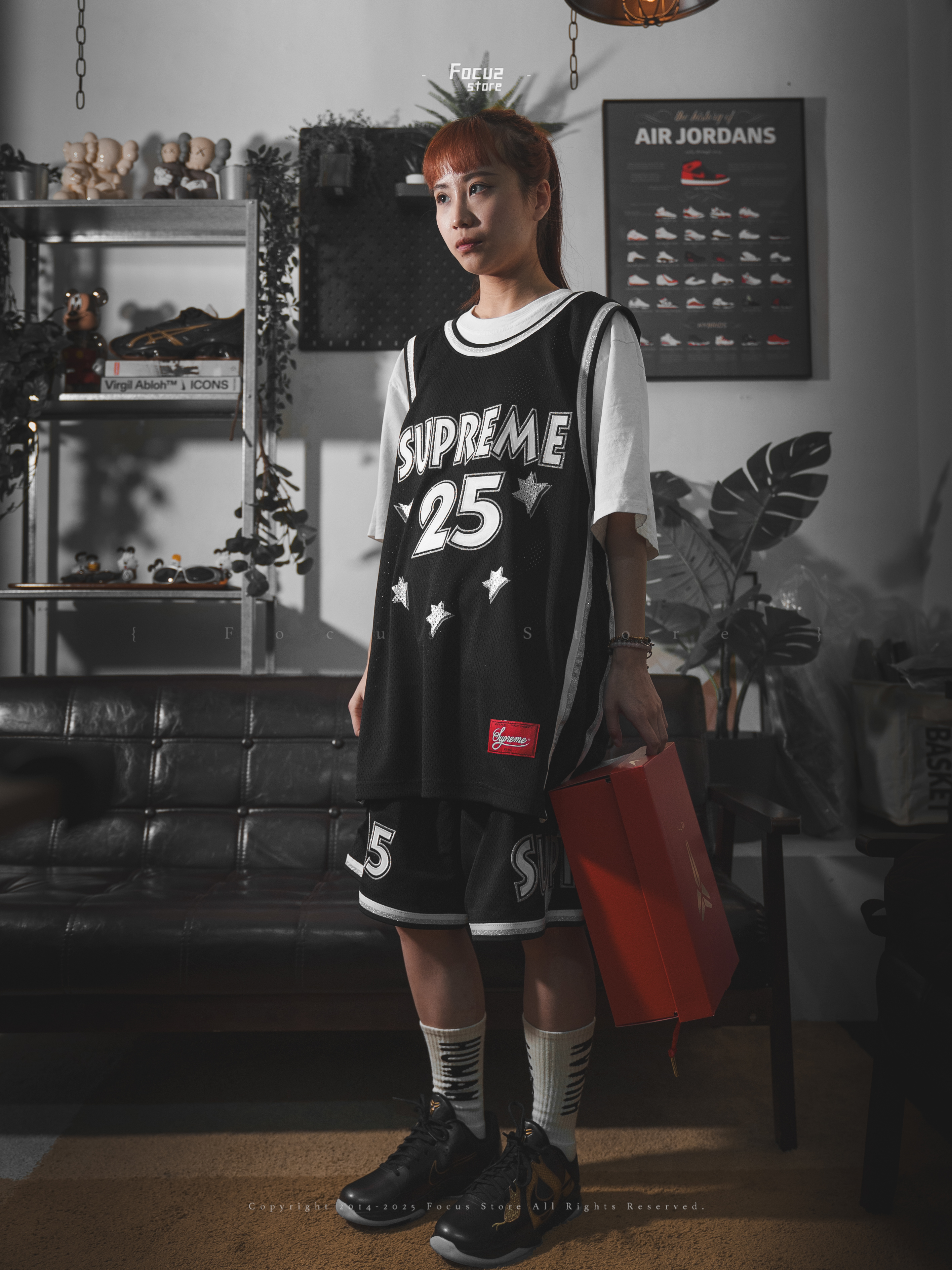 【Focus Store】現貨秒發 Supreme SS25 Week8 All Star Basketball Jersey "Black" 黑色 籃球衣