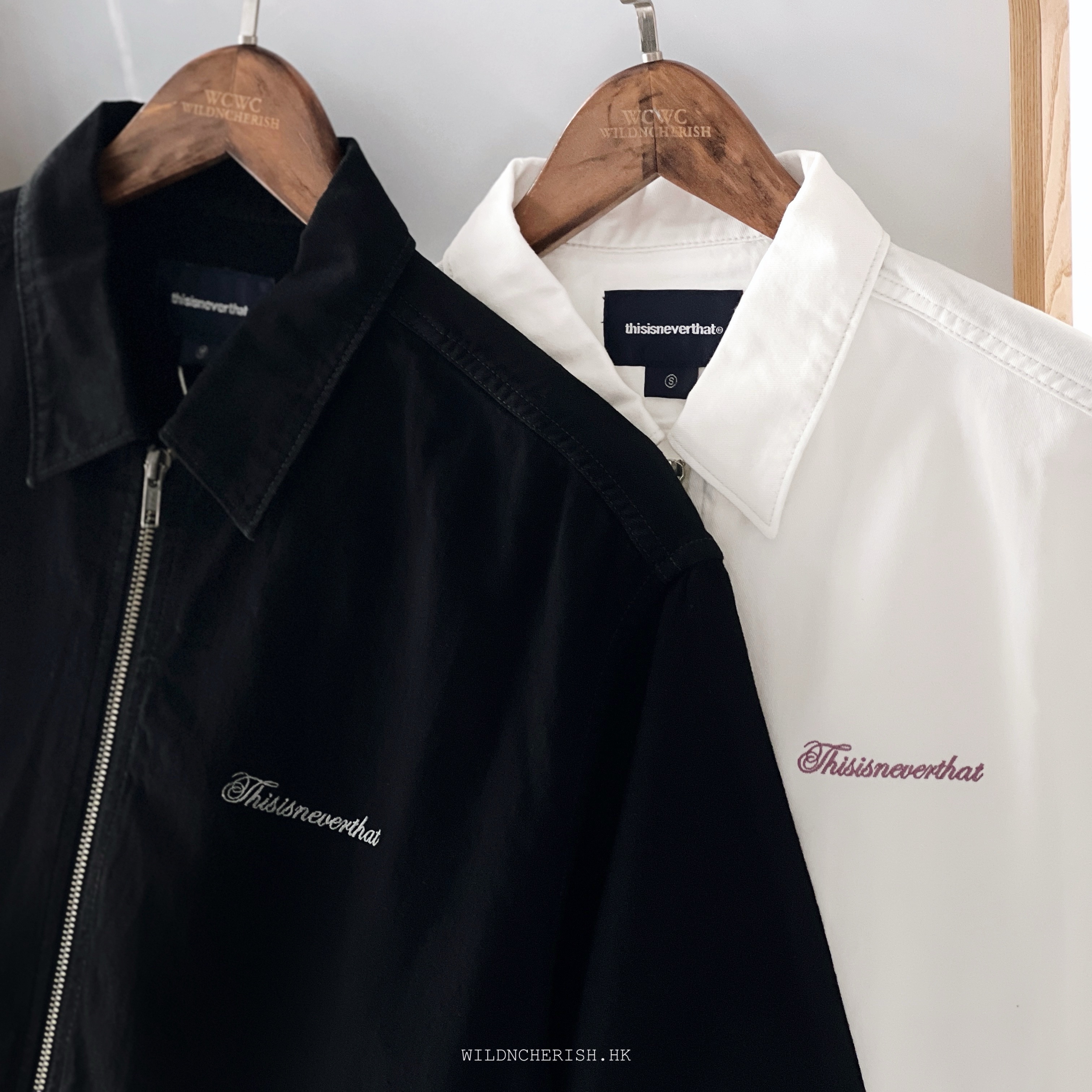 現貨 | Thisisneverthat 8oz Washed Denim Zip S/S Shirt 牛仔 恤衫