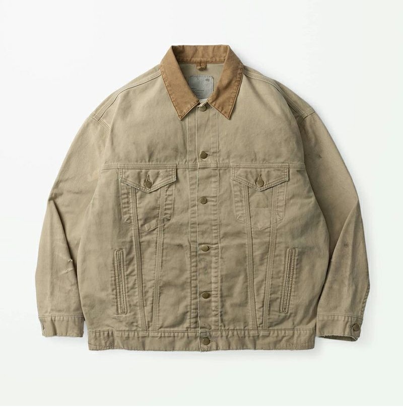 MADNESS 2025 HARD AGING M503 TRUCKER (TWO-TONE) JACKET *MADE IN JAPAN - PRE ORDER ITEM (預訂中)