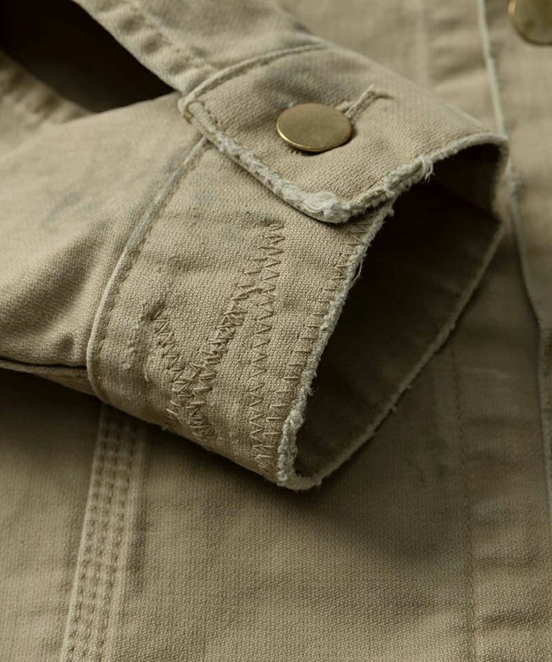 MADNESS 2025 HARD AGING M503 TRUCKER (TWO-TONE) JACKET *MADE IN JAPAN - PRE ORDER ITEM (預訂中)