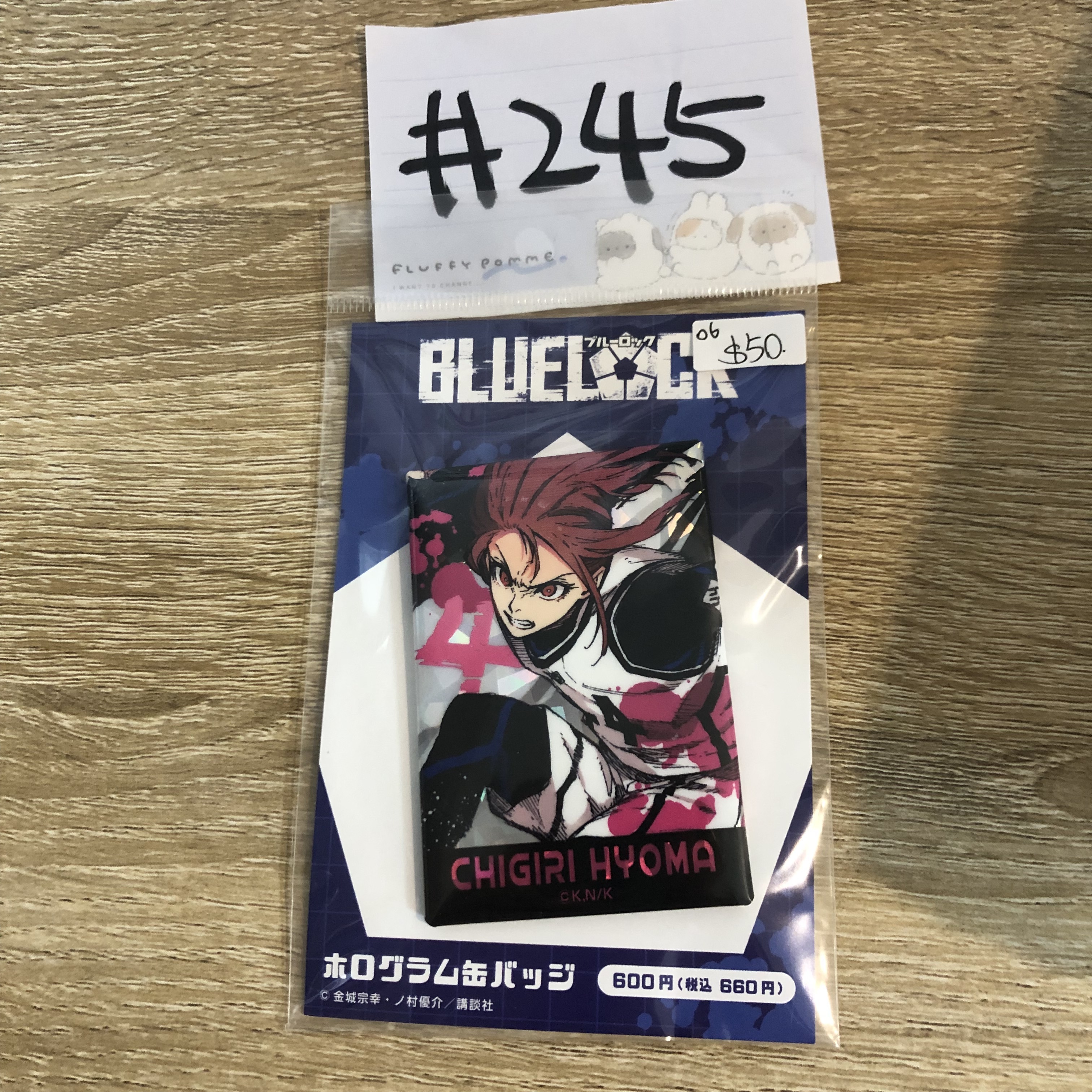 BlueLock 千切 襟章 06#245