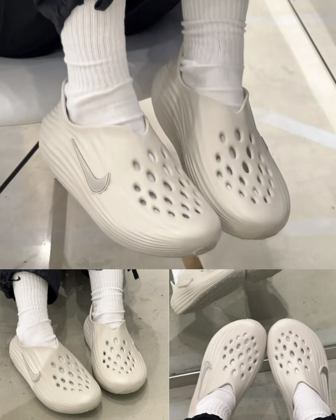 Nike Reactx Rejuven8 男鞋 女鞋 懶人鞋 恢復鞋 緩震 黑色 白色