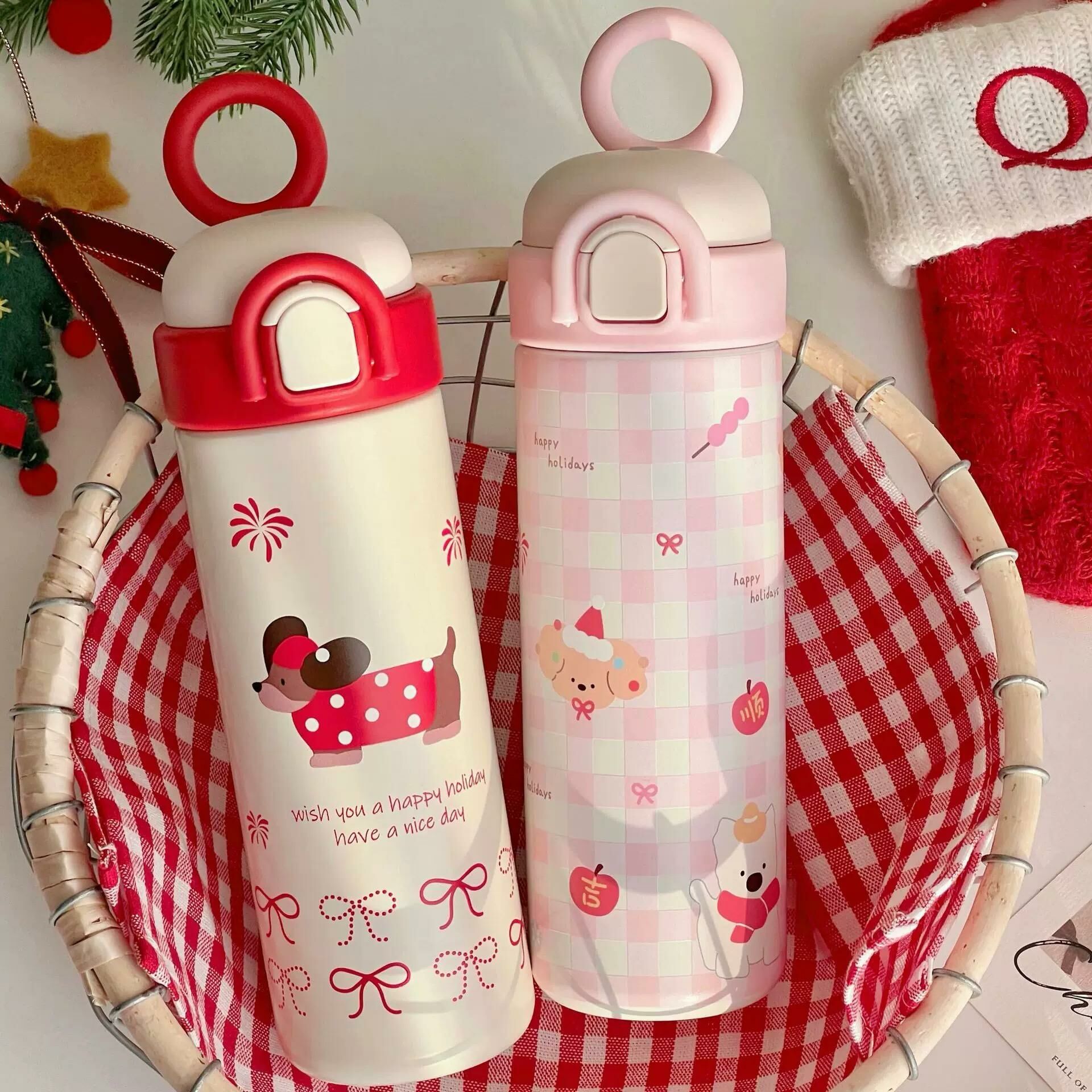 500ML Christmas Vibes 316 Stainless Steel Thermal Cup