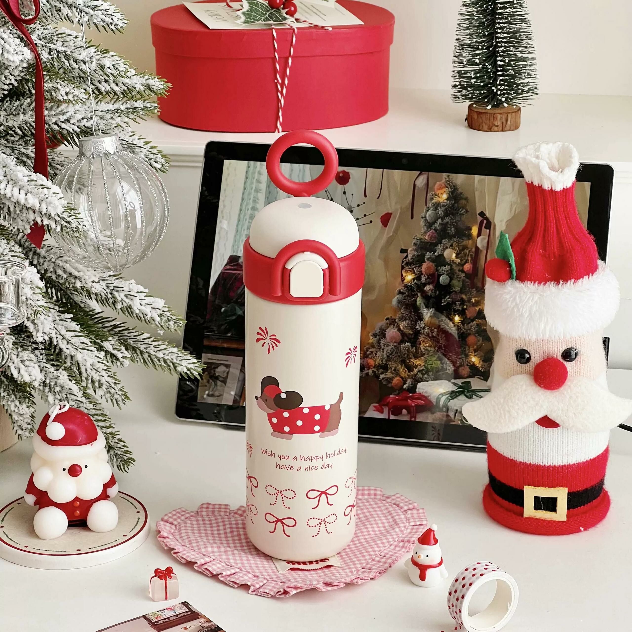 500ML Christmas Vibes 316 Stainless Steel Thermal Cup