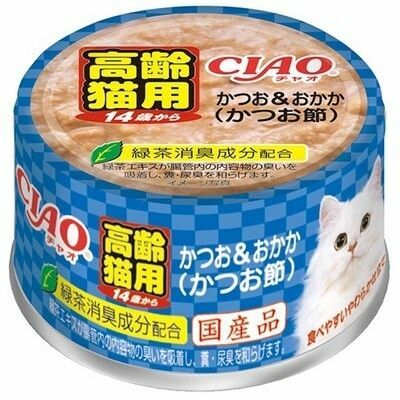 CIAO Bonito & Dried Bonito Flakes For Ages 14 Year 75g #M-52