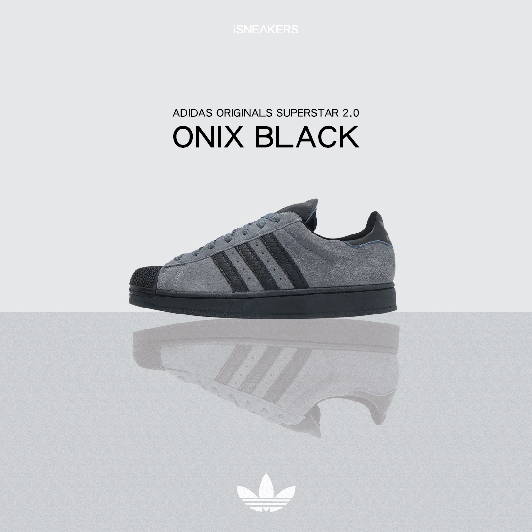iSNEAKERS｜Adidas Originals Superstar 2.0 "Onix Black" 黑芝麻 JH7697