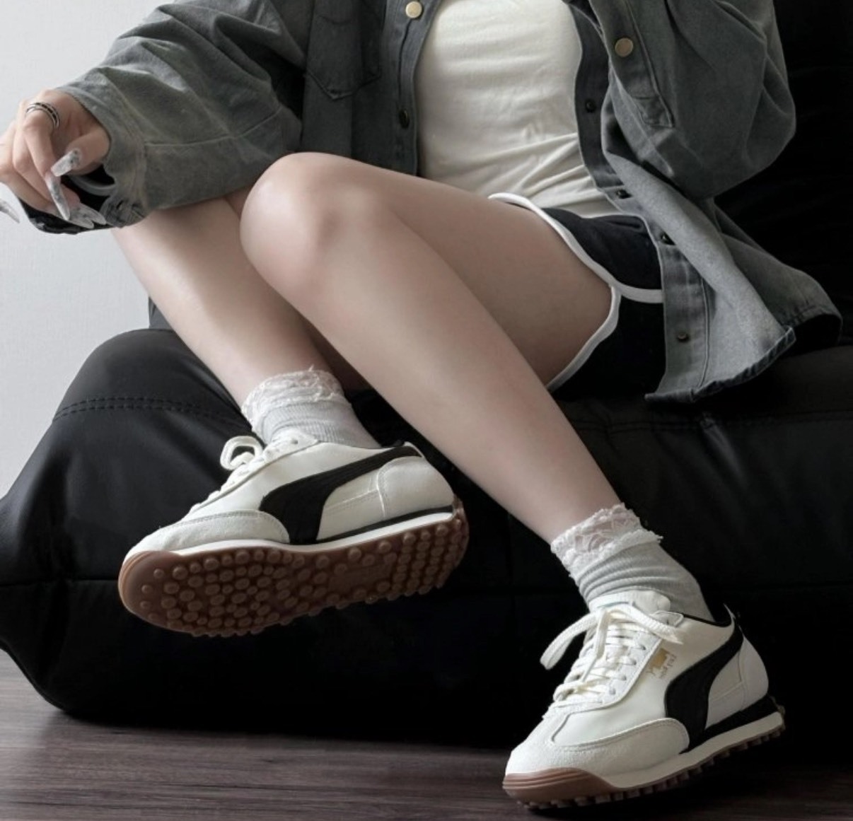 PUMA Easy Rider Nylon Cool 米色 休閒鞋 男女同款