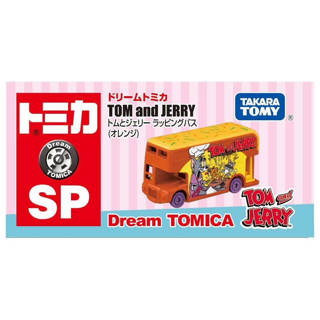 Takara Tomy Dream Tomica 貓和老鼠巴士 - 橙色