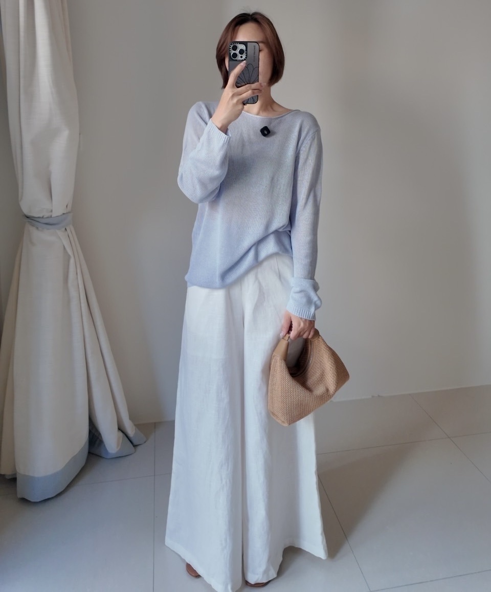 【門市熱銷款】挺版棉麻闊腿褲