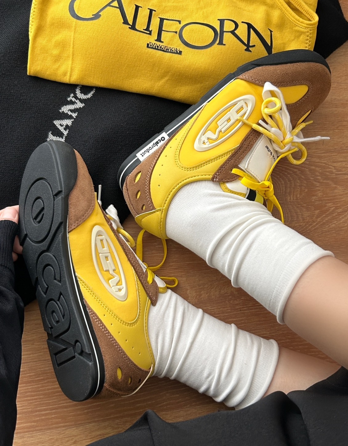 Ocai Colorist 女款 德訓鞋 餅乾黃