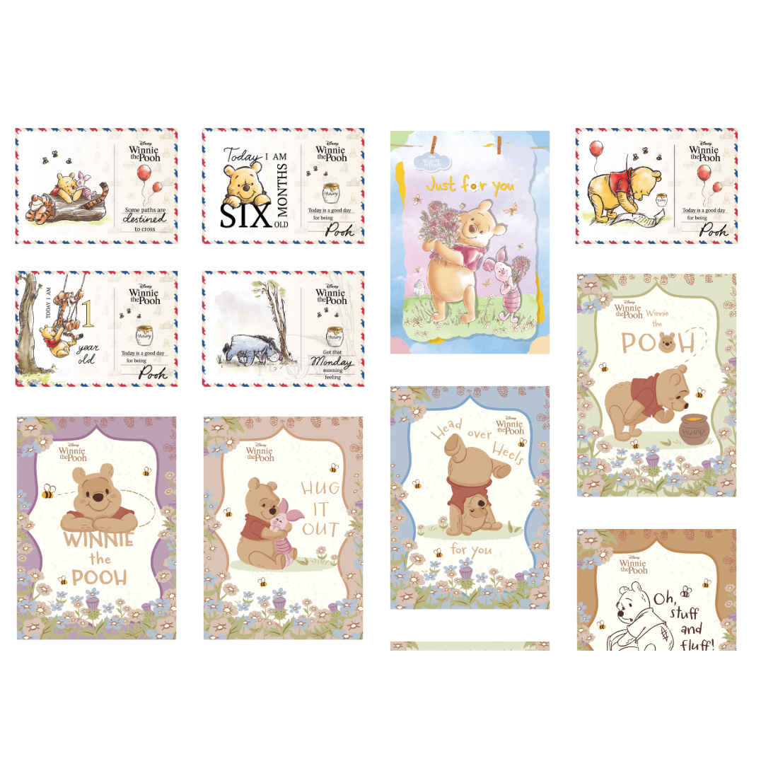 COSMOS Collectible 迪士尼收藏咭 - 小熊維尼系列 (Box set of 20 packs)