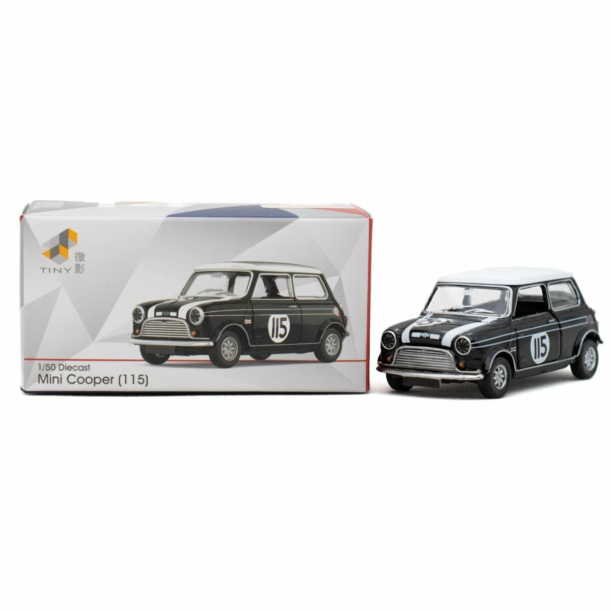 Tiny 城市 合金車仔 - #14 Mini Cooper Mk1 Black (115)
