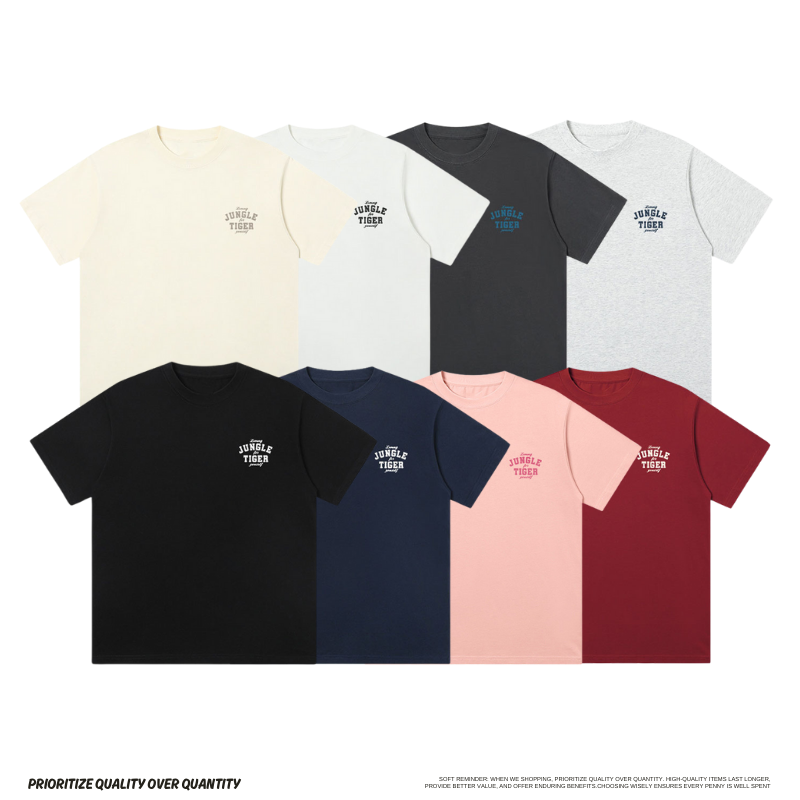 美式廓形寬鬆印花短TEE