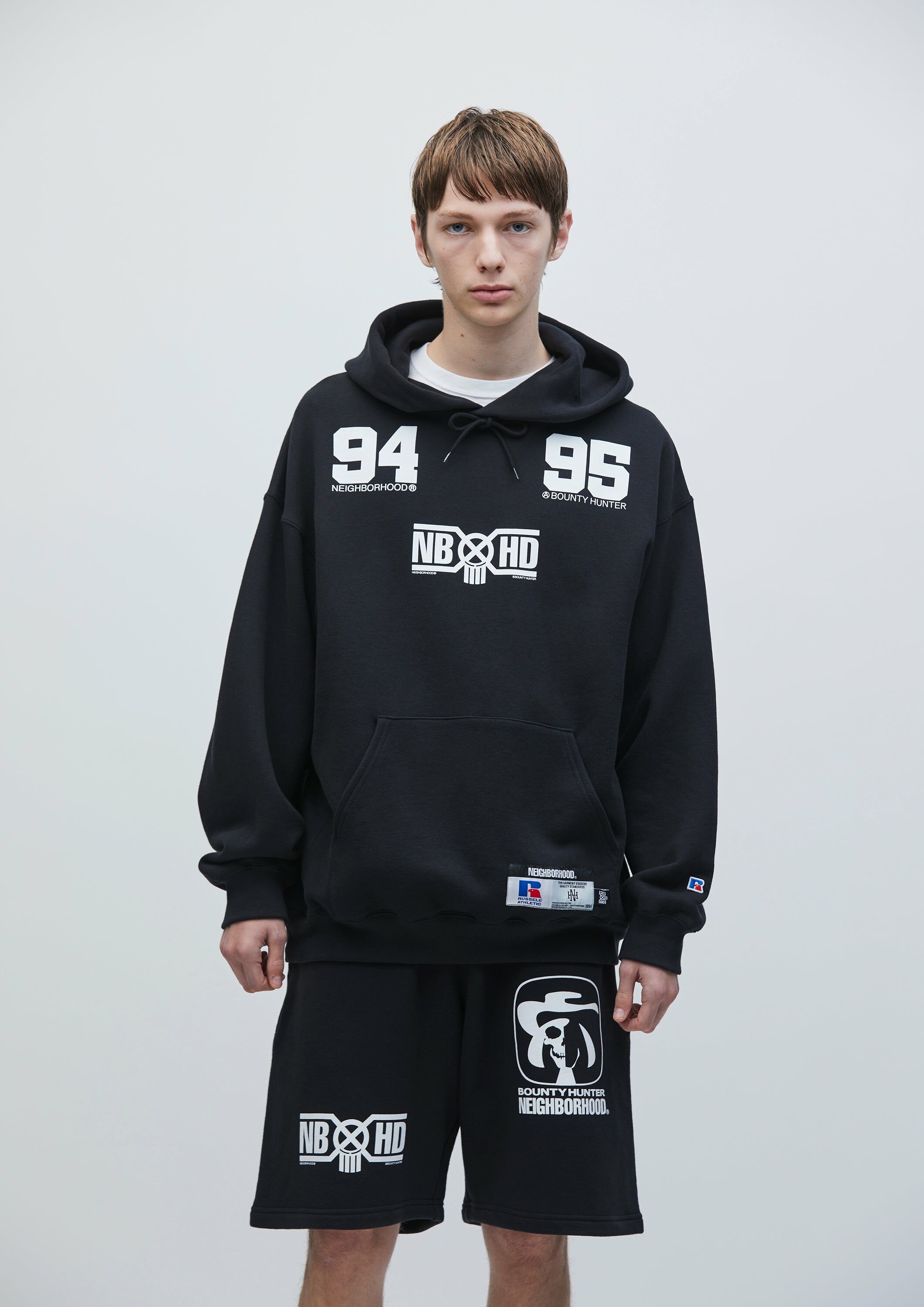 トップス NEIGHBORHOOD BOUNTY HUNTER RUSSELL L Neighborhood Bounty Hunter Russell Sweat Hoodie LS Cotton