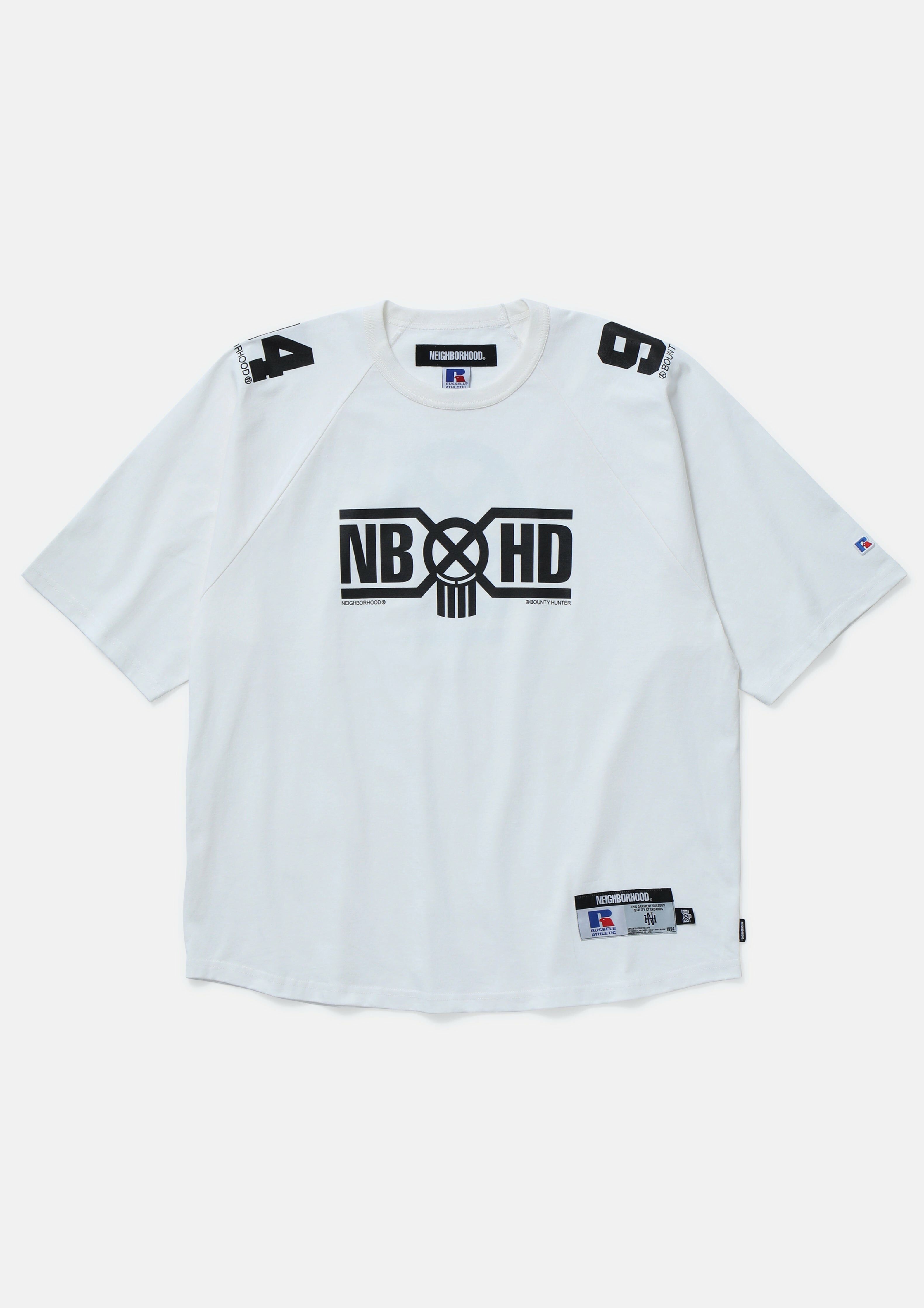 2025SS NEIGHBORHOOD NBHD NH X BOUNTY HUNTER X RUSSELL ATHLETIC CREWNECK SS 三方 聯名 BXH 短T 現貨 251XR57N-CSM03