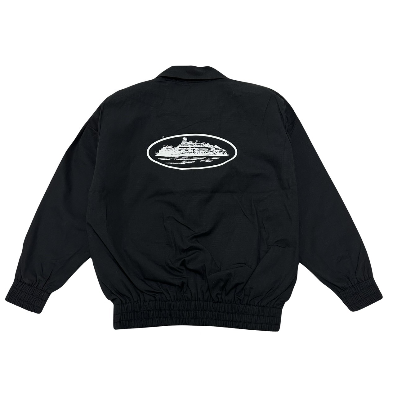 Corteiz CRTZ RTW Guerillaz Drilltop Black 黑立領外套