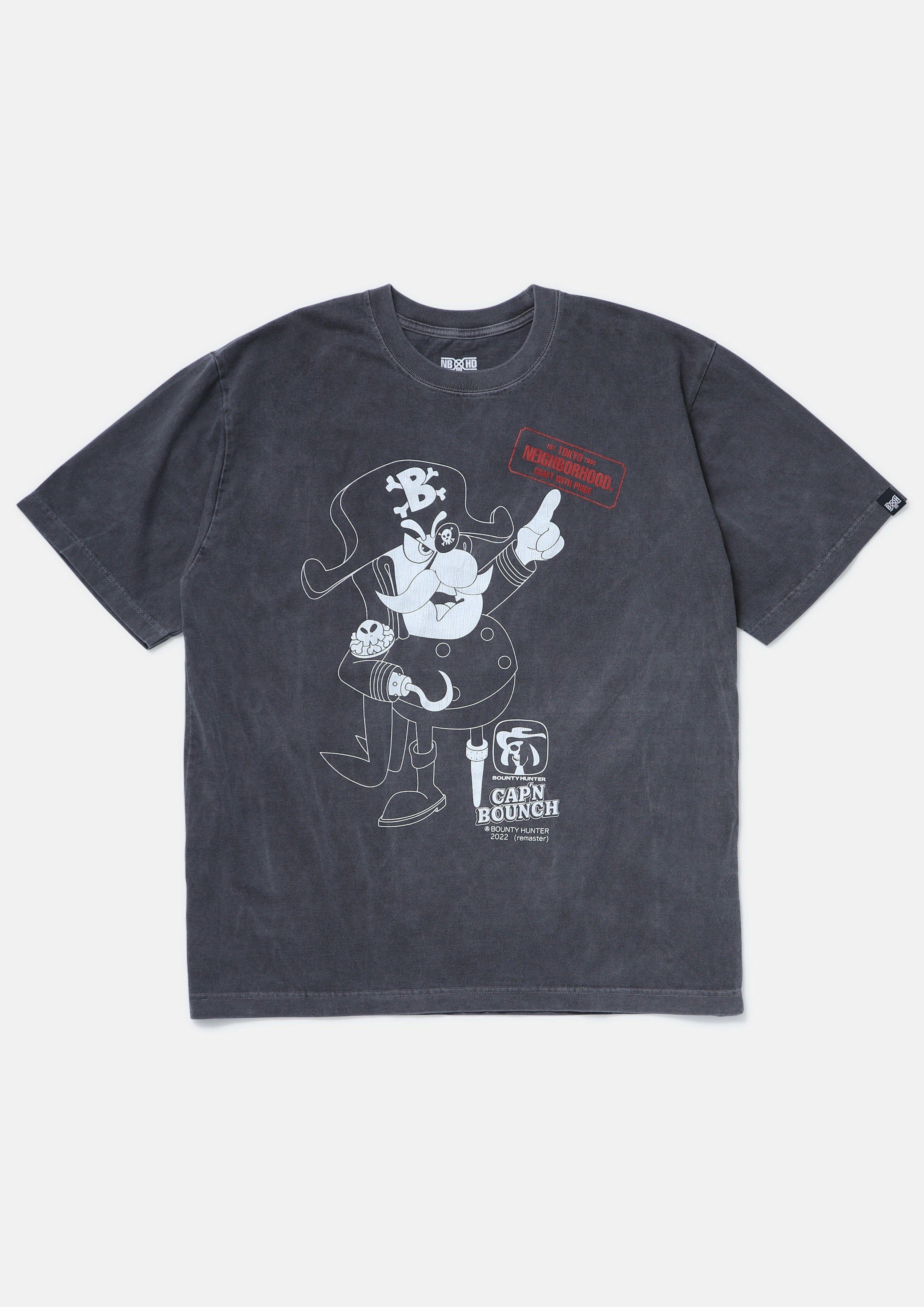 2025SS NEIGHBORHOOD NBHD NH X BOUNTY HUNTER TEE SS-1 聯名 BXH 虎克船長 短T 現貨 251PCBHN-ST01