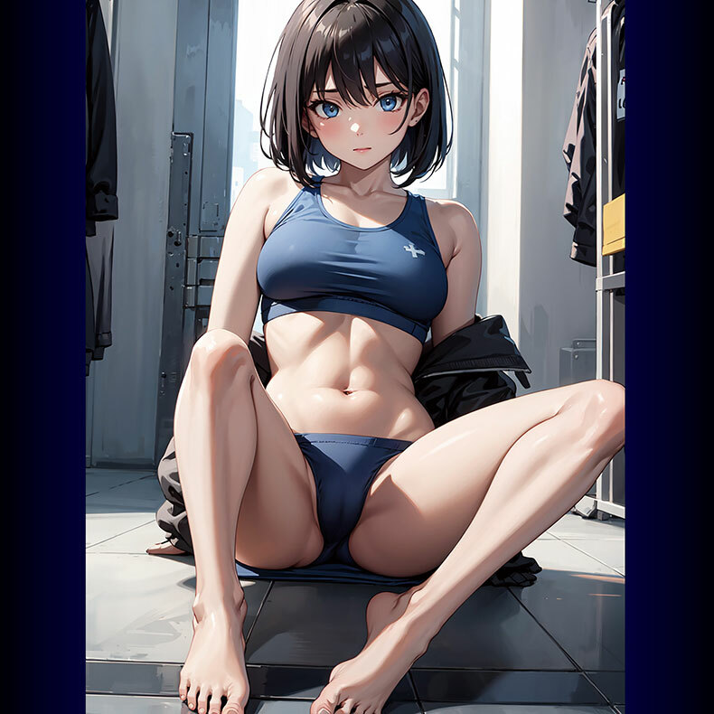 NPG｜夢幻運動美少女 競技編｜疣狀褶皺體操服飛機杯