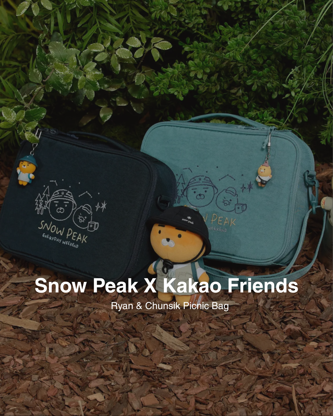 【Snow Peak】 [Snowpeak x Kakao Friends] Picnic Bag / 追跡付 Snow Peak】 [Snowpeak x Kakao Friends] Picnic Bag / 追跡付