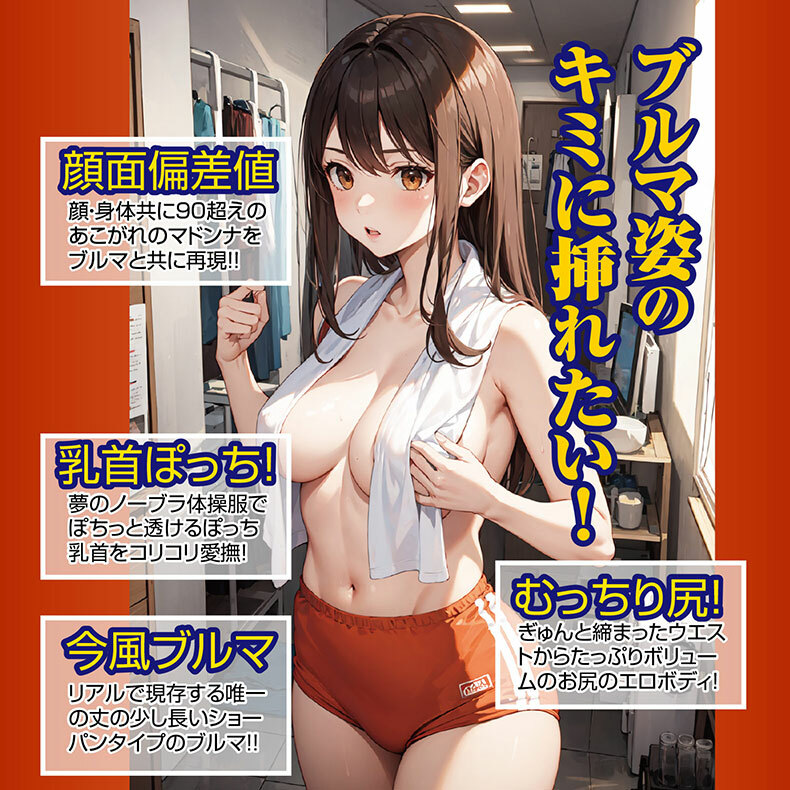 NPG｜夢幻運動美少女 現役編｜凹凸不平運動服飛機杯