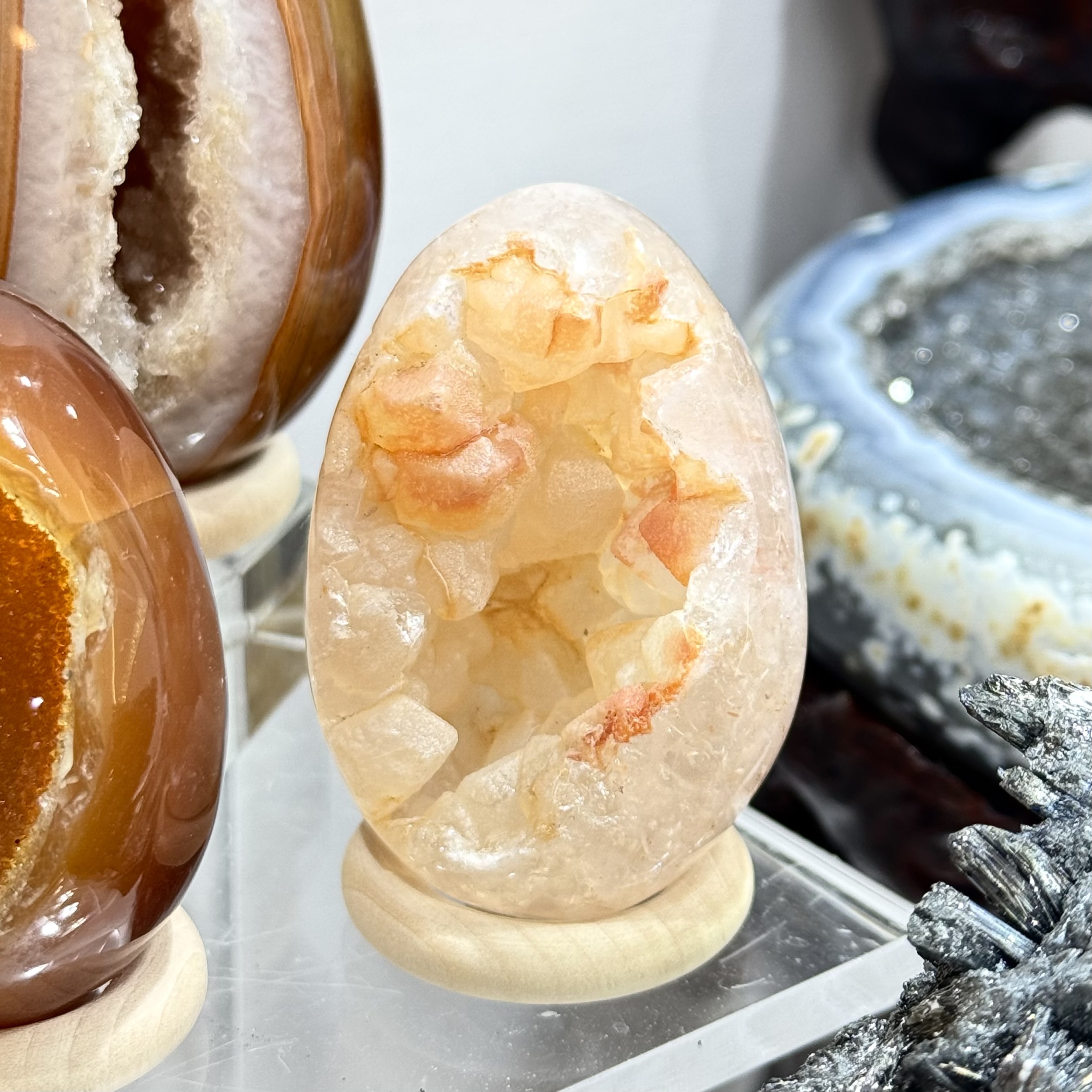 【全拋光】黃瑪瑙恐龍蛋 (編號0511)