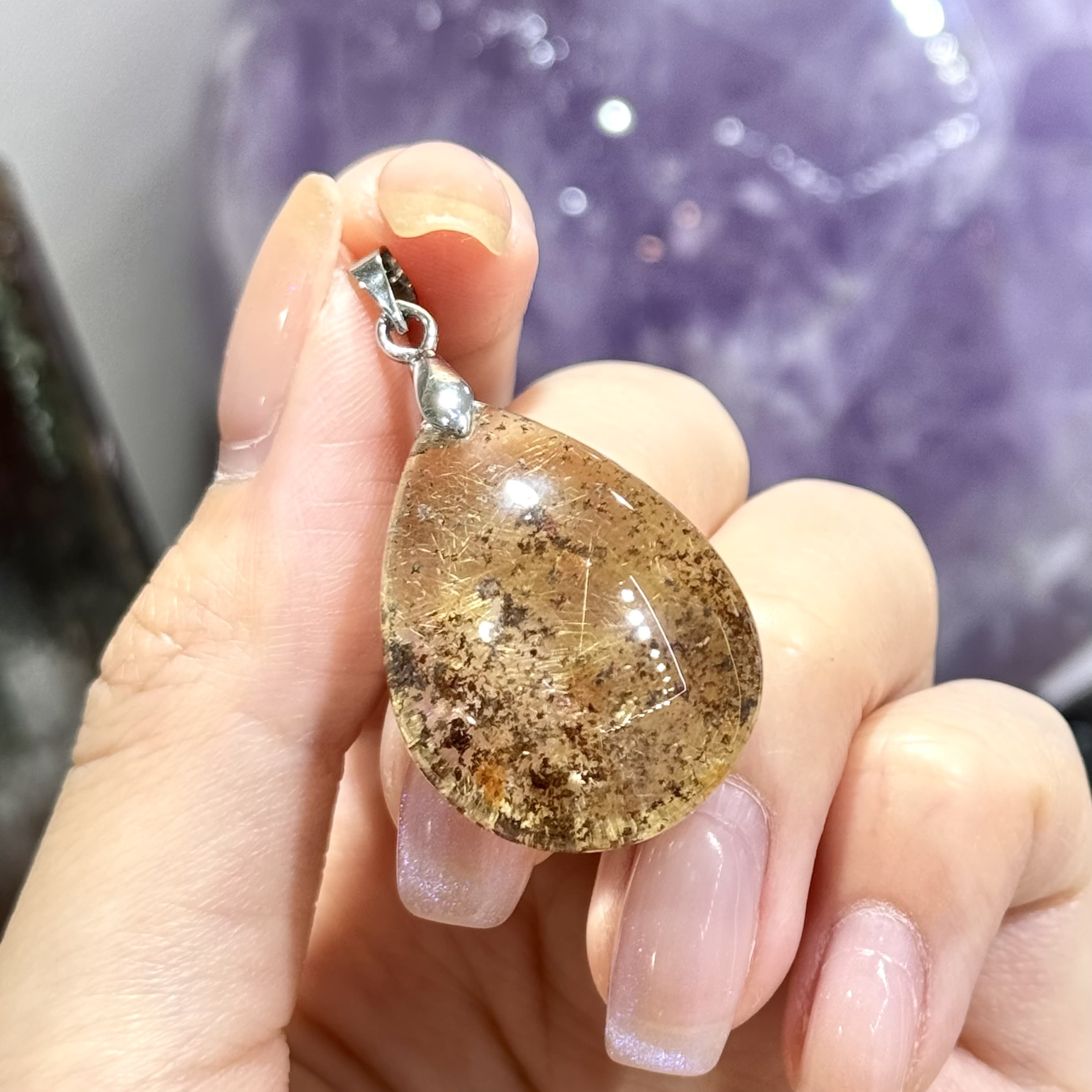 【招財】金髮共生幽靈吊墜 (編號0522)