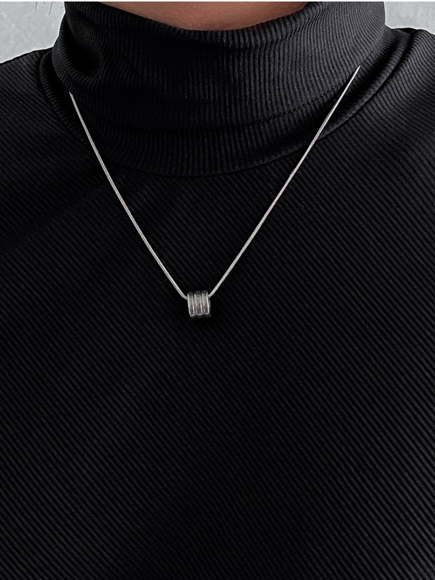 三環造型滾動項鍊