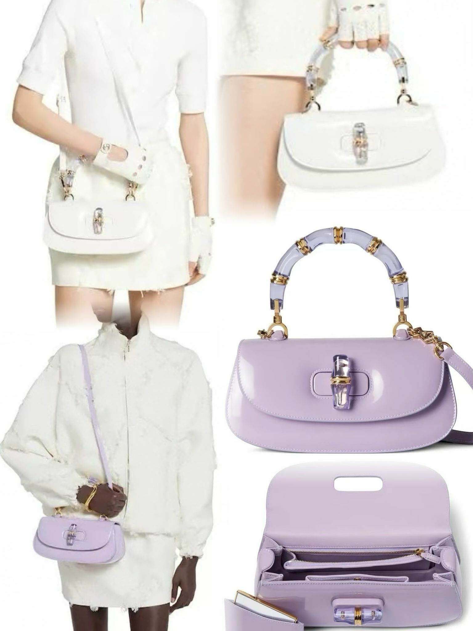 Gucci Bamboo Diva 手提包