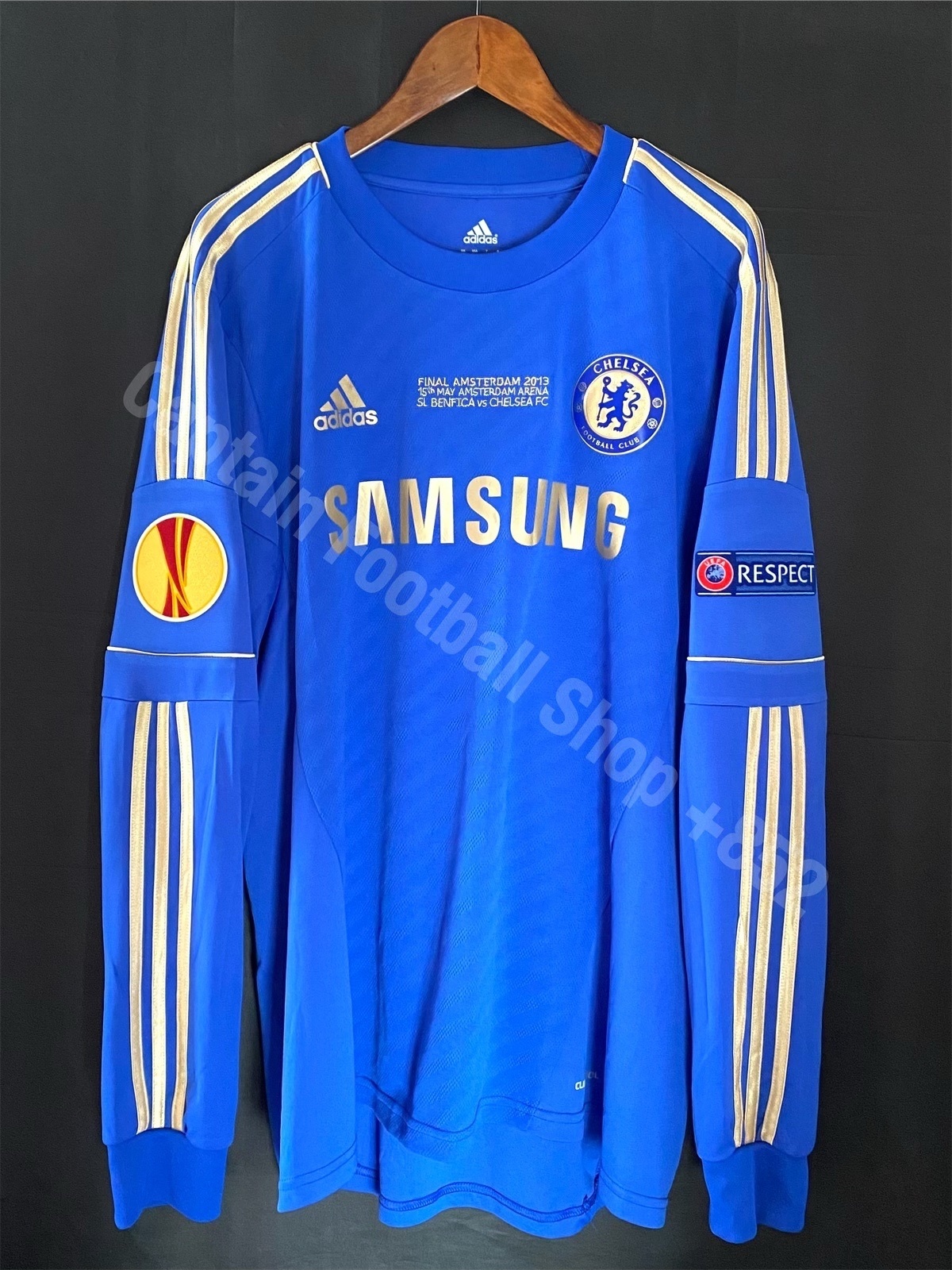 Chelsea 2012-2013 UEFA Europa League Adidas L/S Home Shirt #9 TORRES