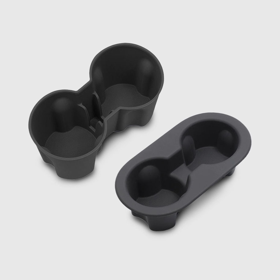 特斯拉 25款 煥新 Model Y 專用｜中控 後排 防污水杯套