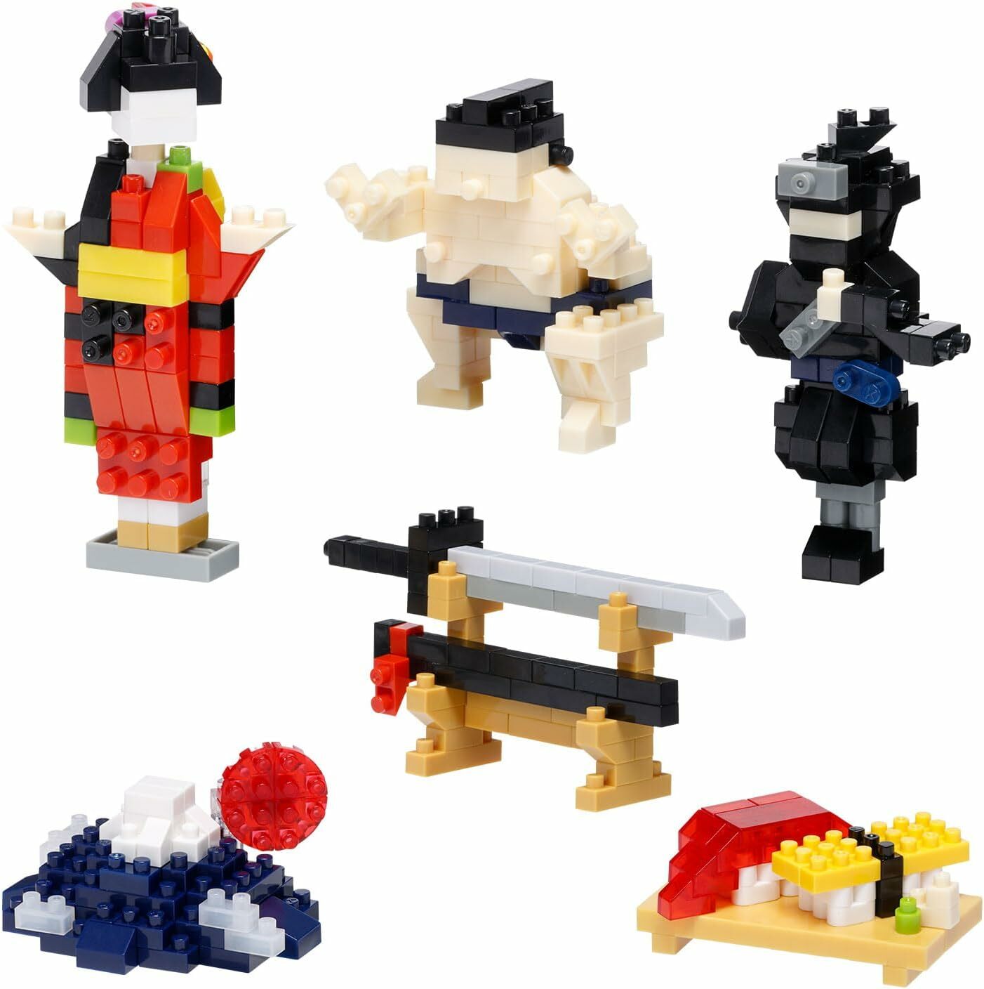 Nanoblock 迷你積木 NBMC_74s mininano 日本系列(@6/盒)