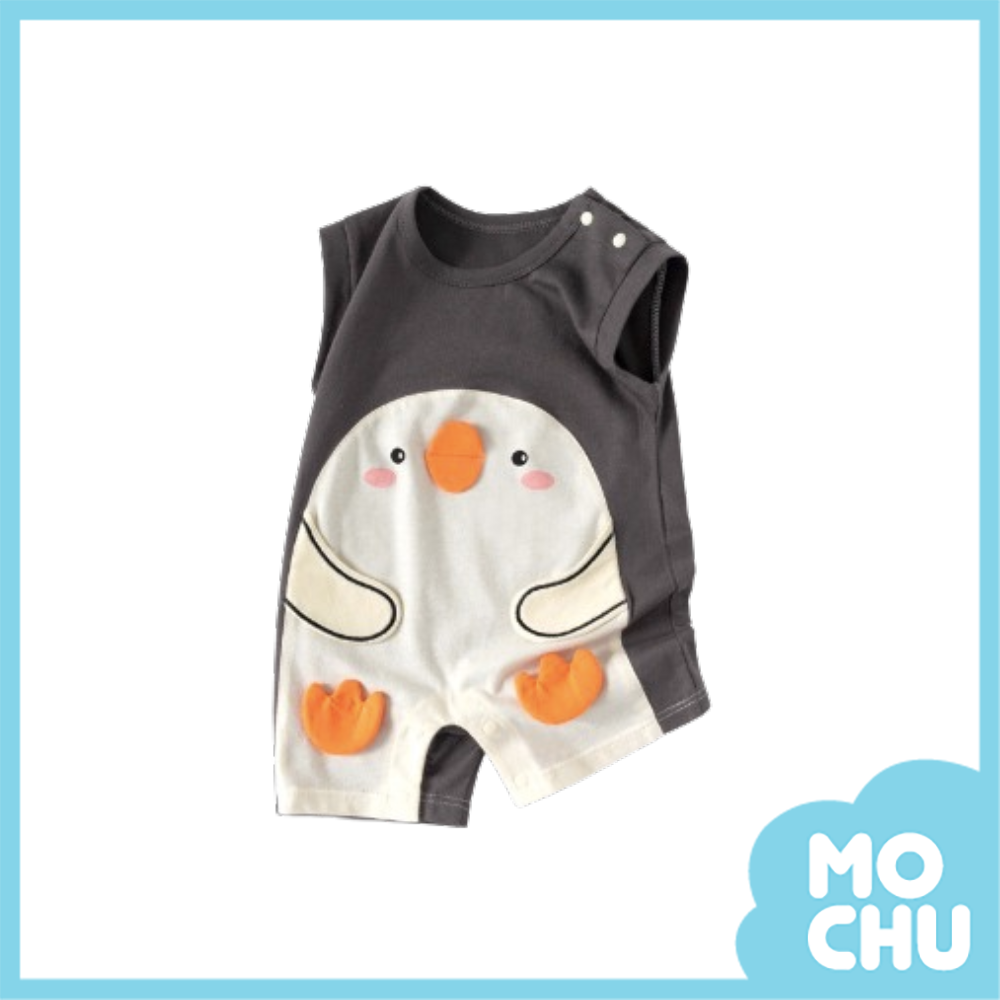 小企鵝無袖連身衣