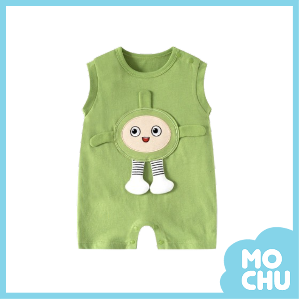 綠色蛋仔無袖連身衣