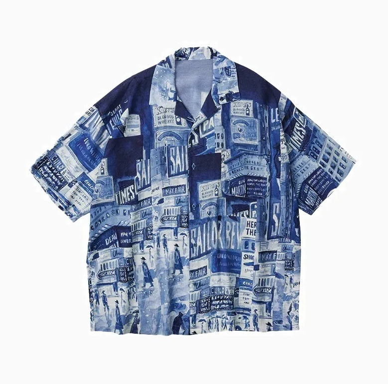 PORTER CLASSIC 2025 ALOHA SHIRT TIMES SQUARE SS - PRE ORDER ITEM (預訂中)