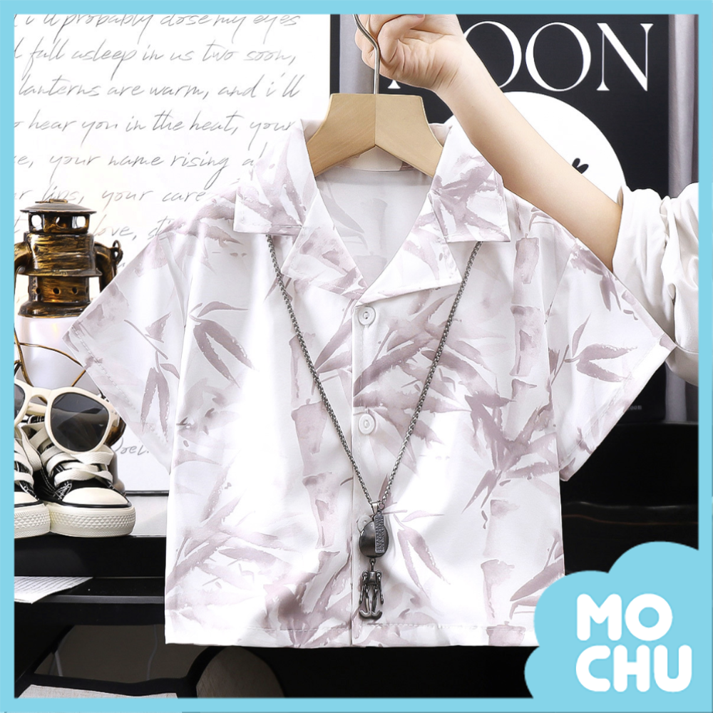 竹林節休閒沙灘花襯衫