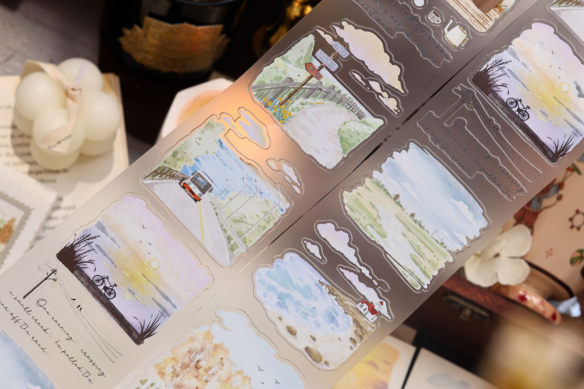 Xiaobaijia Studio - PET - Die Cut - Scenery