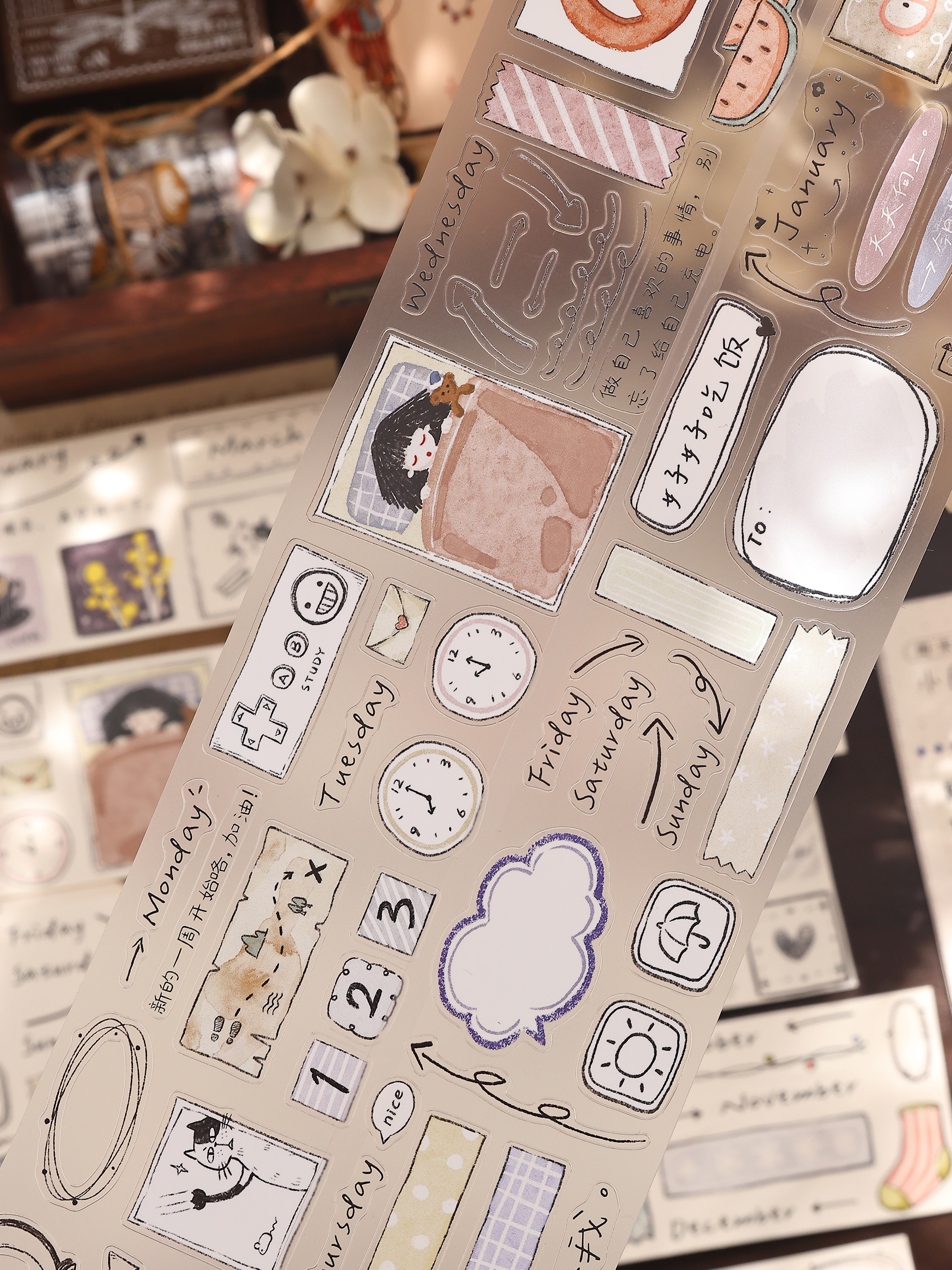 Xiaobaijia Studio - PET - Die Cut - Trivial