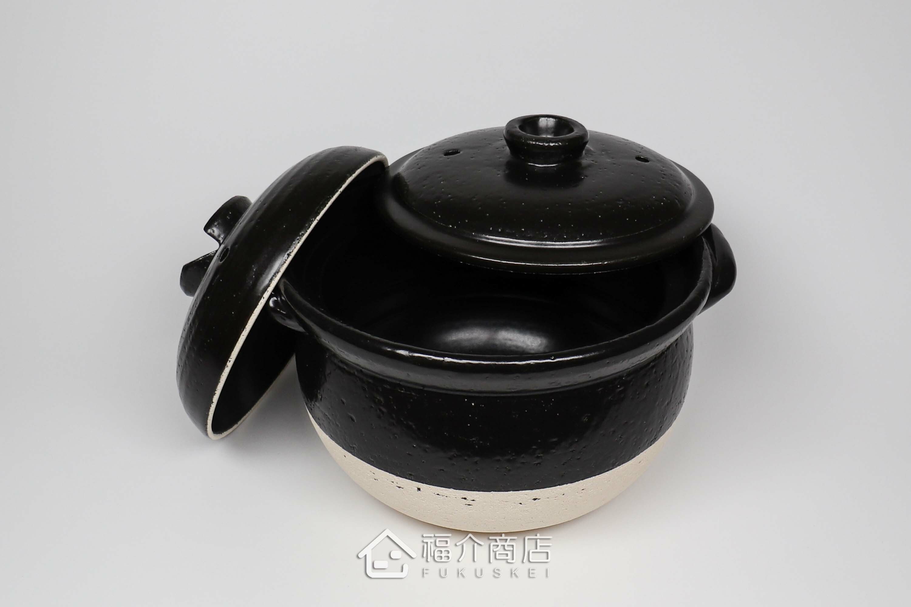 煮飯用陶瓷材質的飯鍋