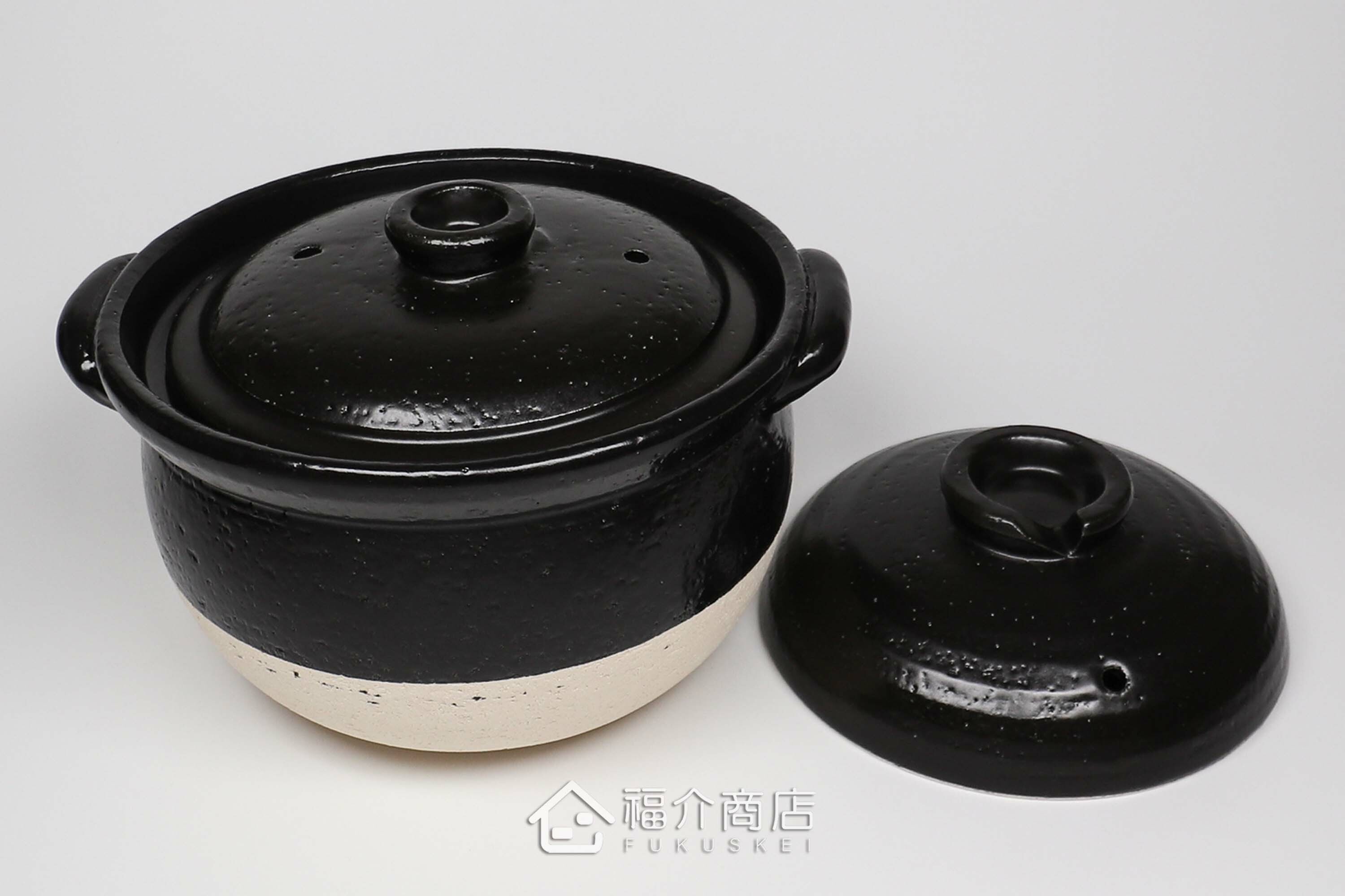 煮飯用陶瓷材質的飯鍋