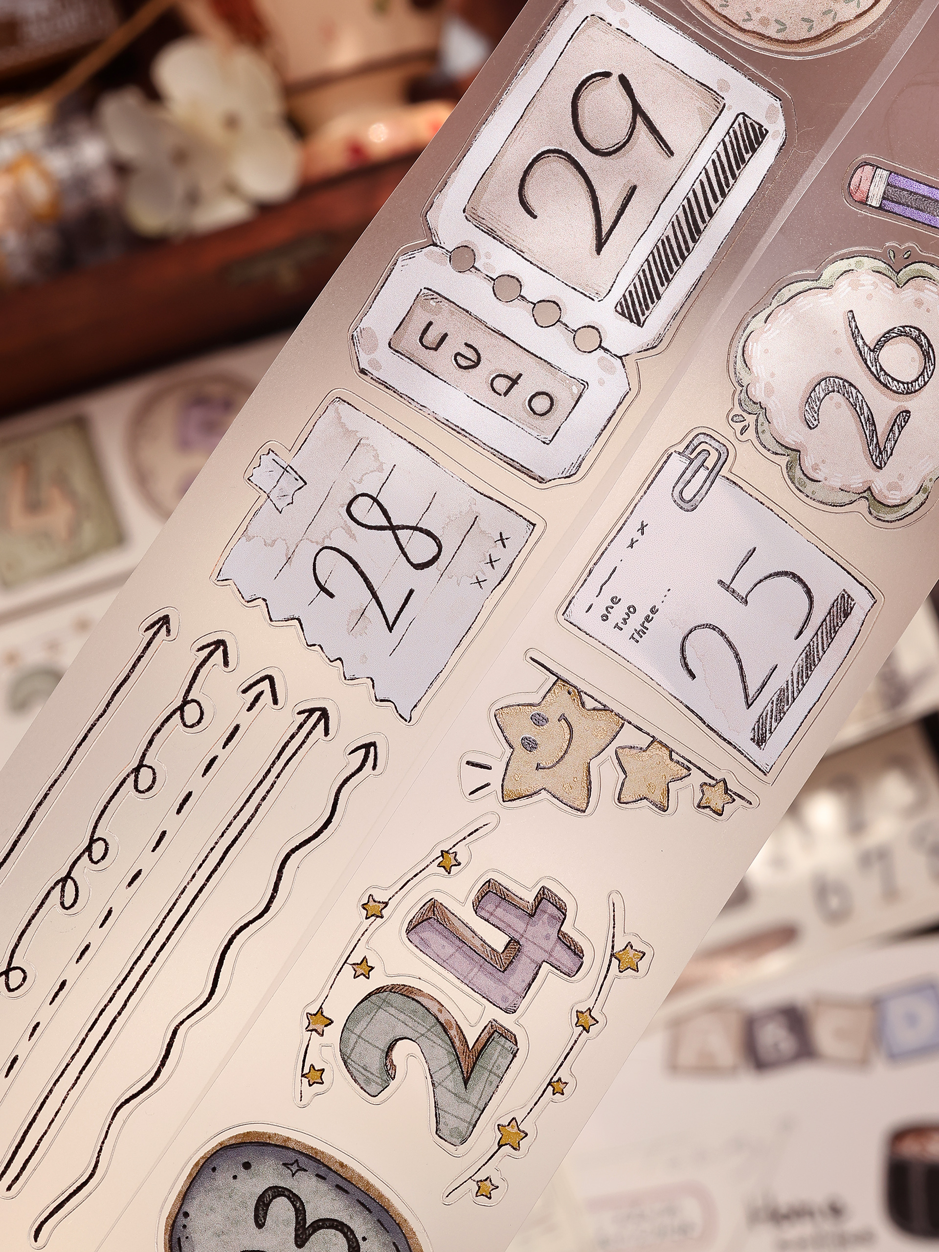 Xiaobaijia Studio - PET - Die Cut - Count