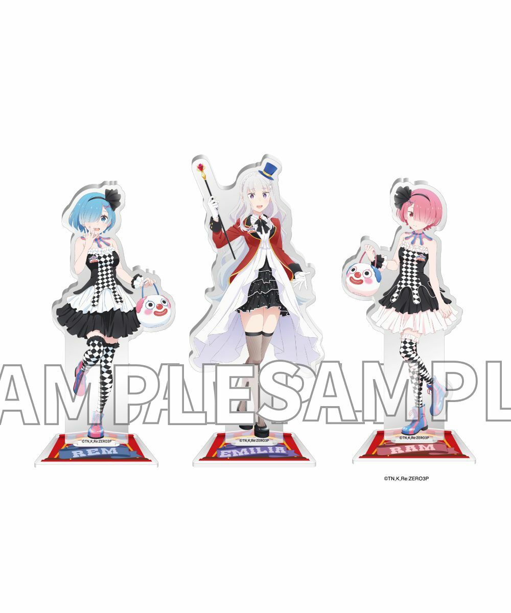 預購-「Re:從零開始的異世界生活」壓克力人形立牌 CARNIVAL ver. 系列 【日本進口精品】