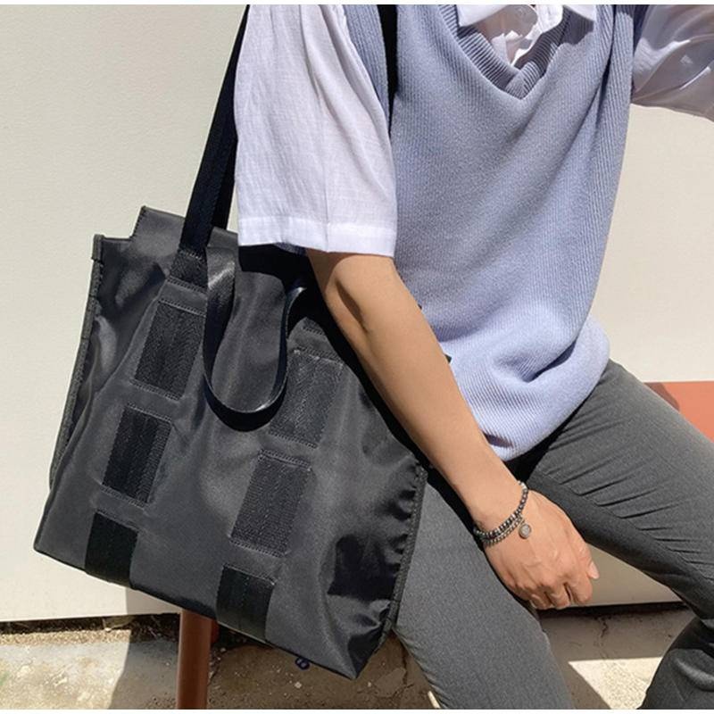 包包男 日系包包 尼龍包 男包 尼龍拖特包 男生包包 單肩包 肩背包 手提包 防水包 購物袋 韓國肩背包 024