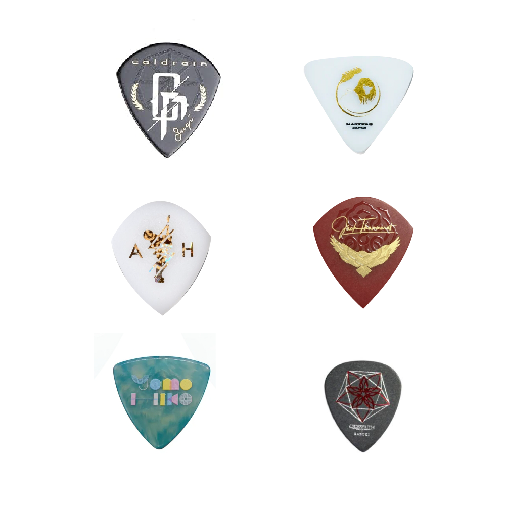 MASTER 8 JAPAN MASTER 8 JAPAN / 日本製知名樂手簽名款 吉他彈片 (共6款) — 三峽吉他 / Bass