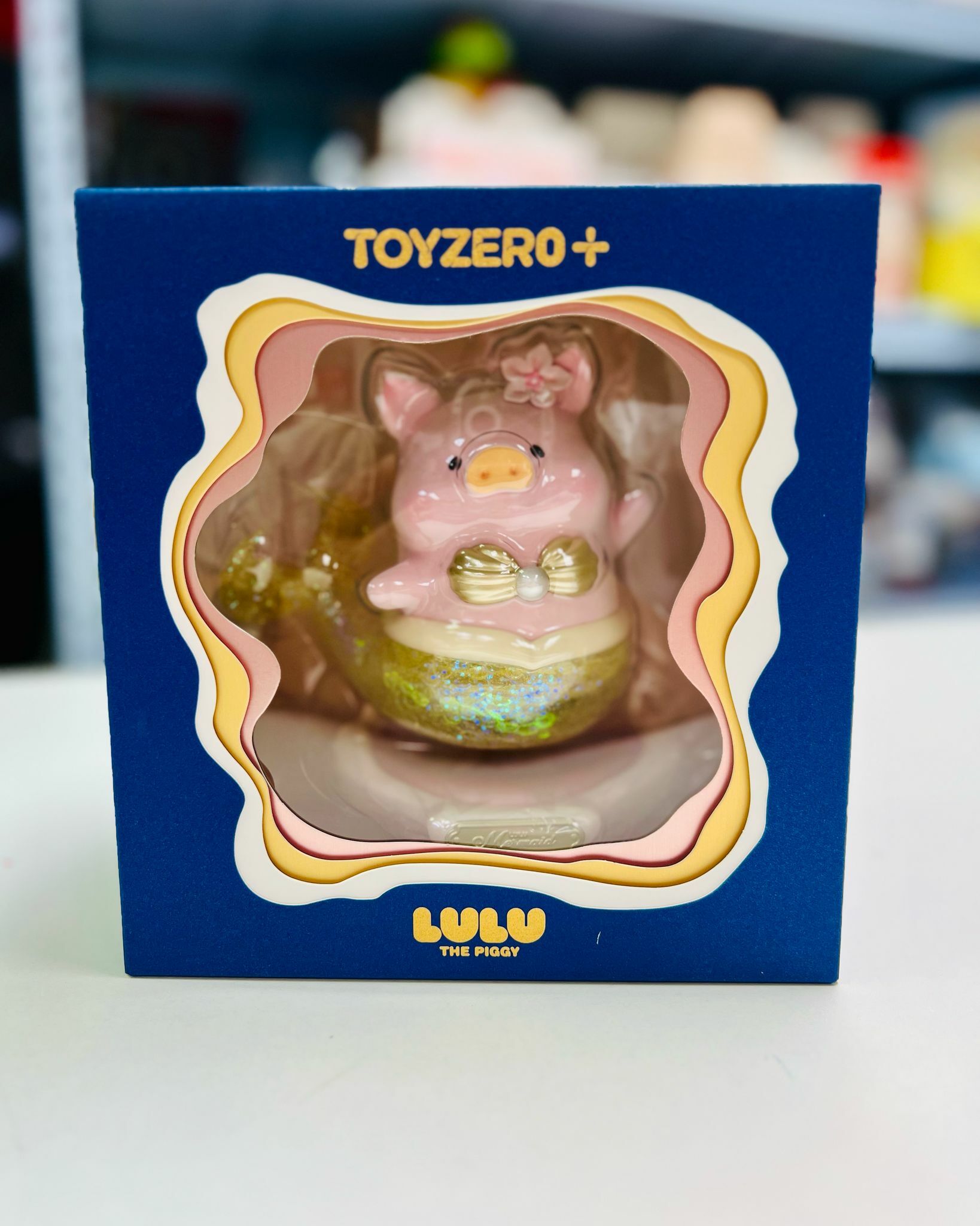 LuLu the Piggy - XL Mermaid (Rosy Sky)